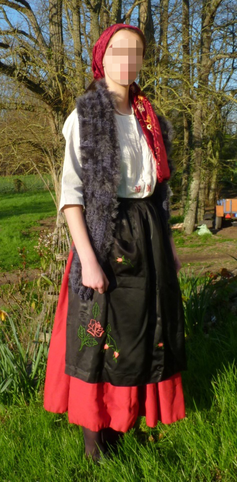 Eastern Europe countrywoman’s costume