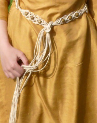 Detail of the Lady Hildegard’s costume