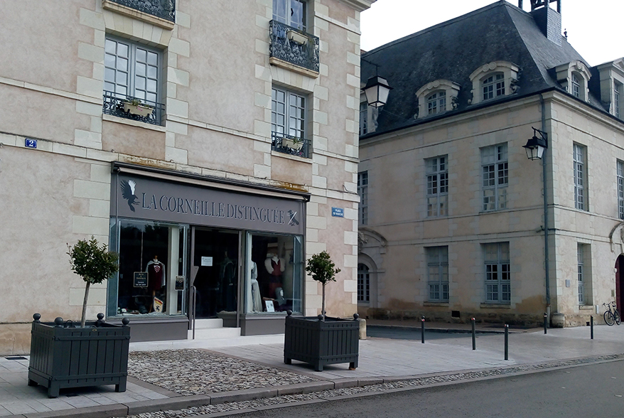 Intérieur du magasin d'exposition