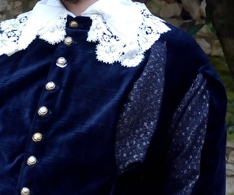 Detail of the Jean Guiton of La Rochelle’s costume