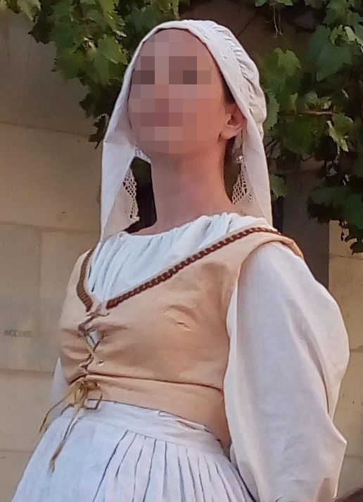 Détail du costume de Toinette