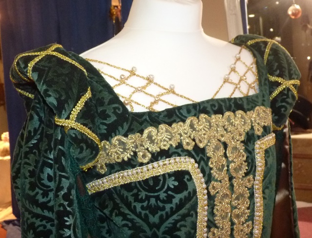 Détail du costume de Princesse Nella