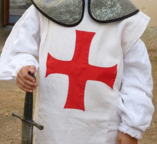 Detail of the Templar’s costume