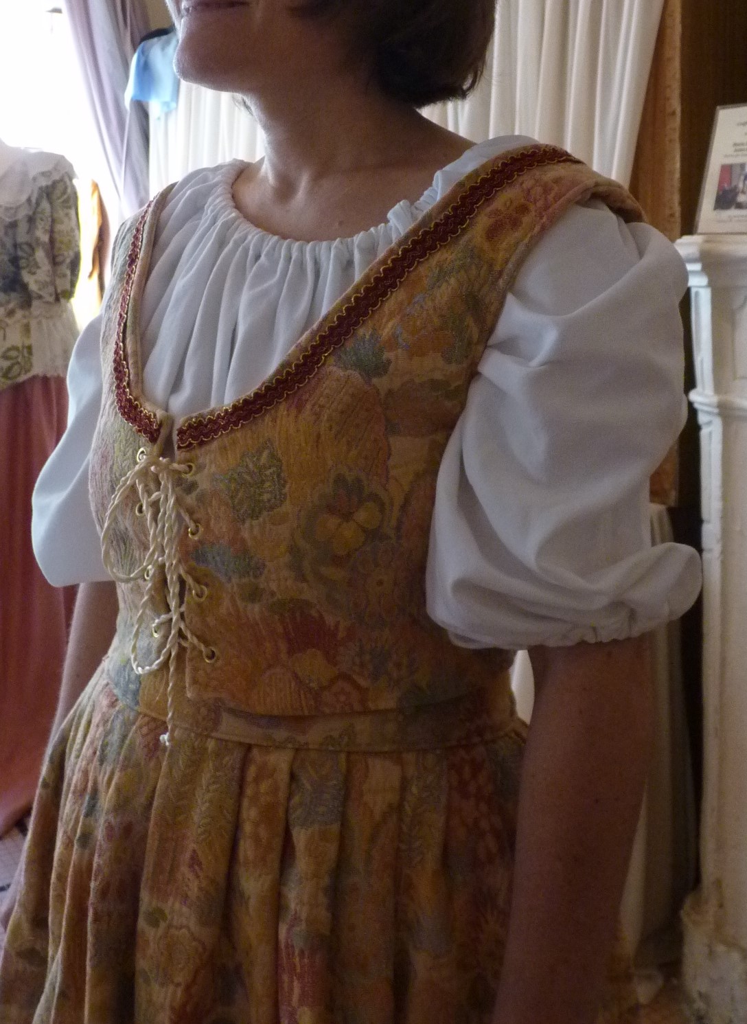 Detail of the Lady Honorime’s costume