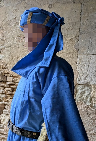 Detail of John of Berry’s costume