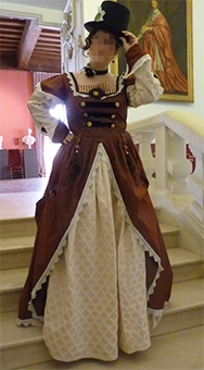 Vignette du costume de demoiselle steampunk
