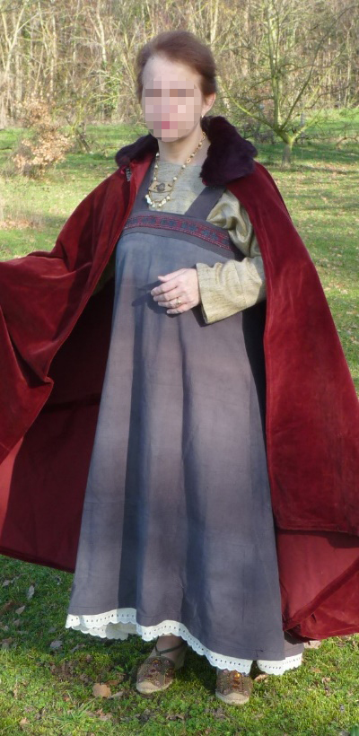 Gyda the norman lady’s costume