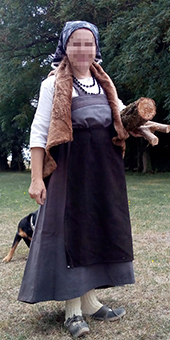Vignette du costume de Svetlana paysanne russe