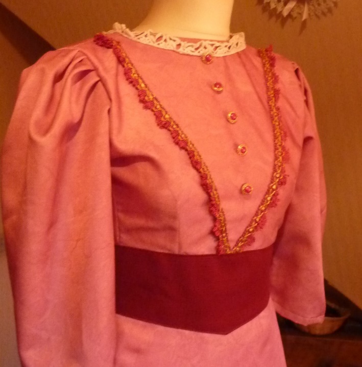 Detail of the Miss Mary Louise’s costume