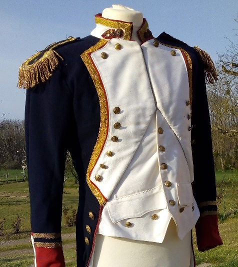 Detail of the Napoleon I’s costume