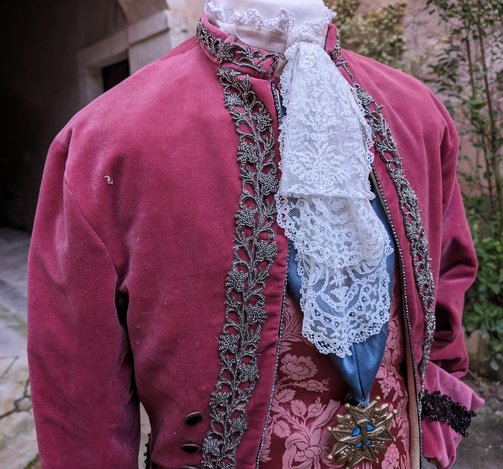 Detail of the Duke of Lauzun’s costume