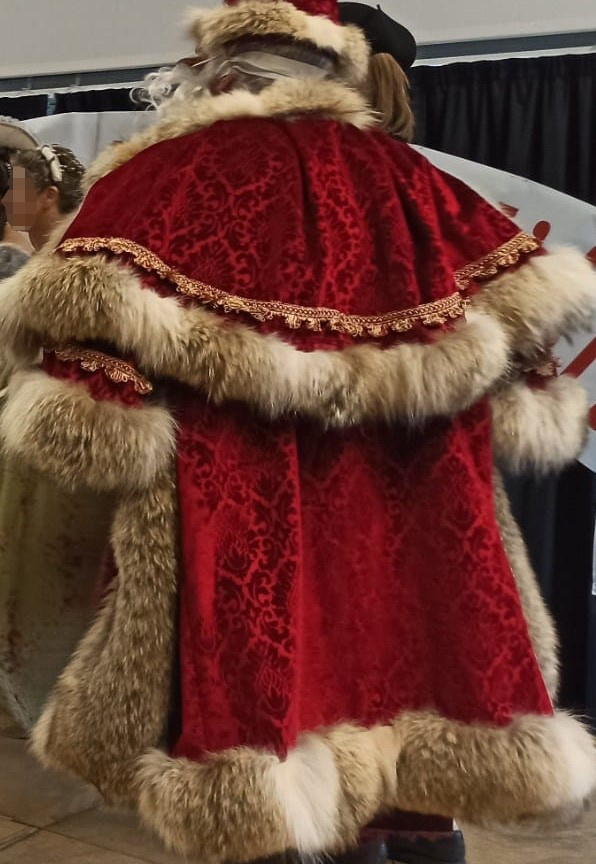 Detail of the Santa Claus’ costume