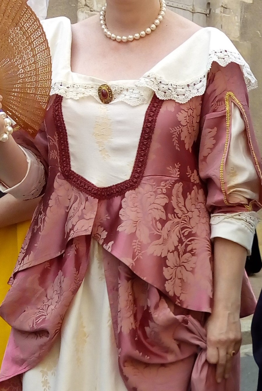 Detail of the Louise Marguerite of Lorraine’s costume