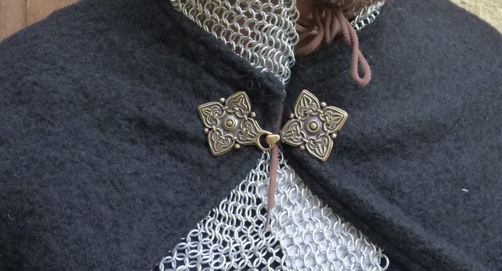 Detail of the knight cloak from Middle Ages