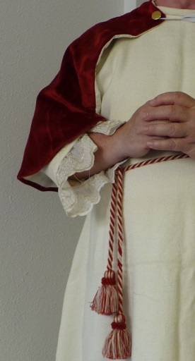 Detail of the Leo X's costume