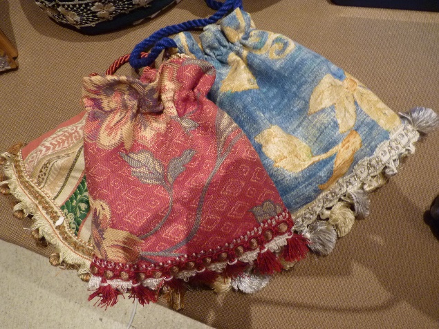 Detail of the Medieval alms purse