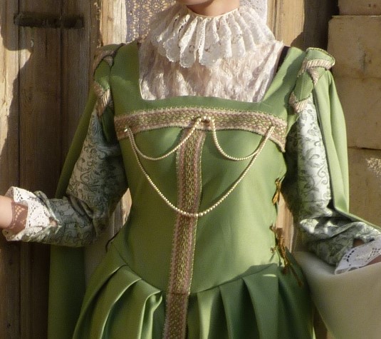 Detail of the Diane of Meridor’s costume