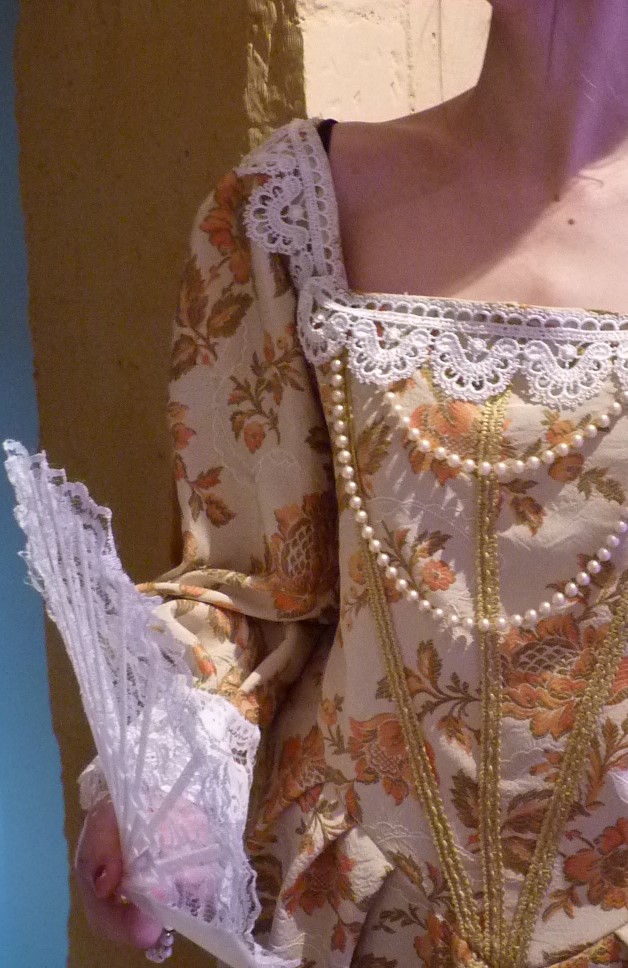 Detail of the Duchess of Carslile’s costume