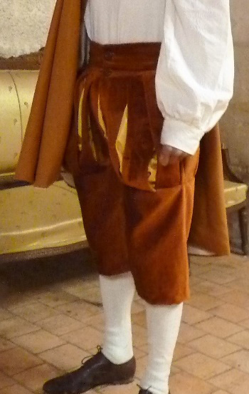 Detail of the Duke of Joyeuse’s costume