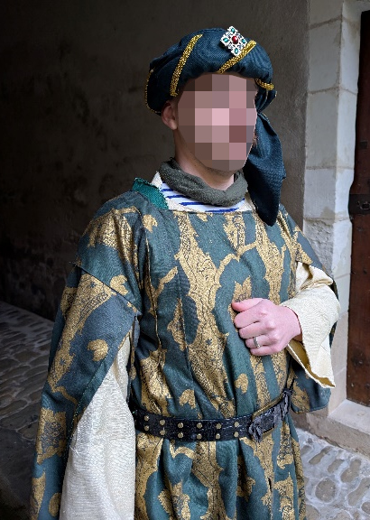 Detail of Jacques Cœur’s costume