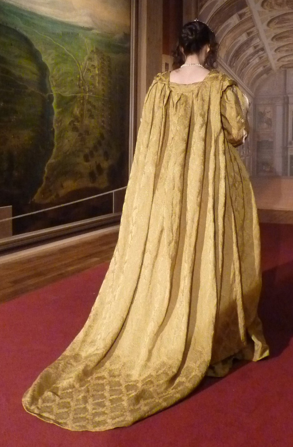 Detail of the Anne of Austria’s costume