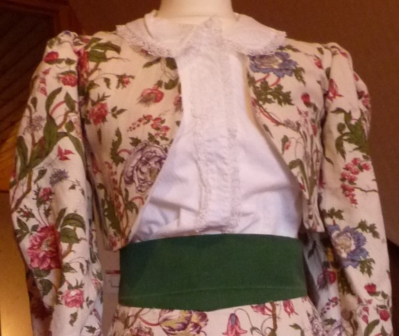 Detail of the Mrs Lévi’s costume