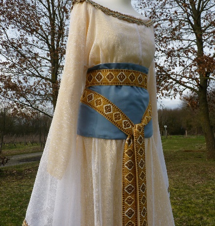 Détail du costume de Lady Rowena