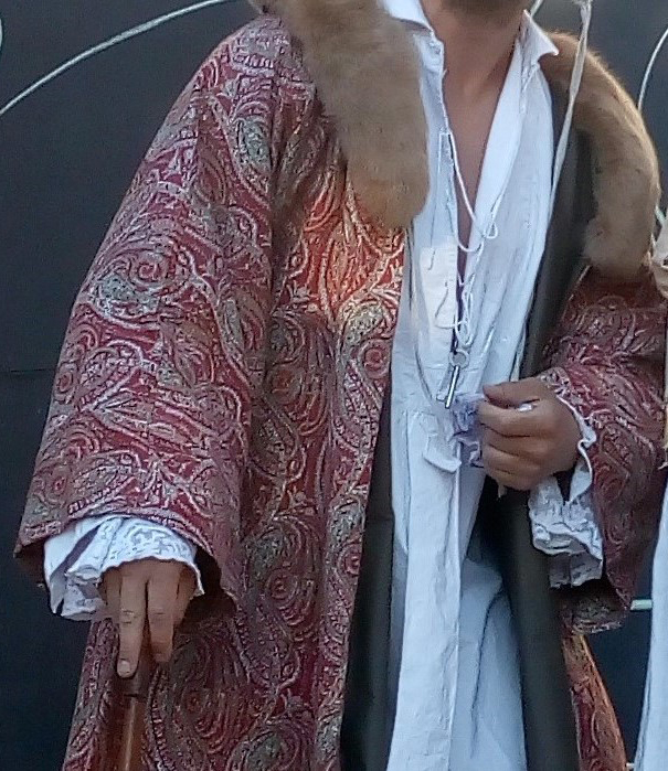 Detail of Argan’s costume