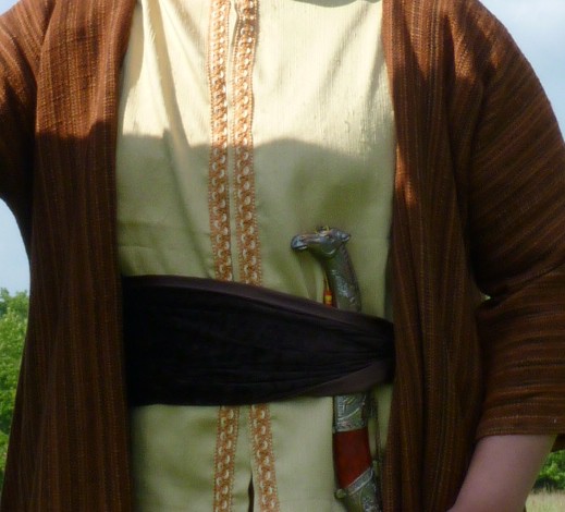 Detail of the Ouari the Bold’s costume