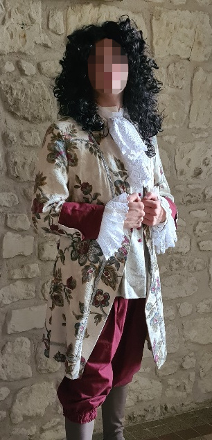 Detail of the Earl of Vaudreuil’s costume