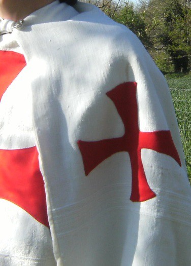 Detail of the Thibaud the Templar’s costume