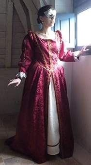 Vignette du costume d’Élisabeth de Bourbon Vendôme