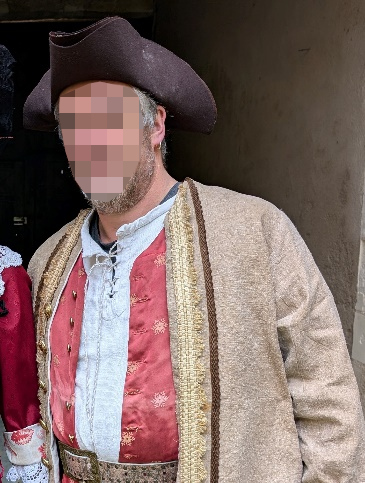 Detail of the Pirate’s costume