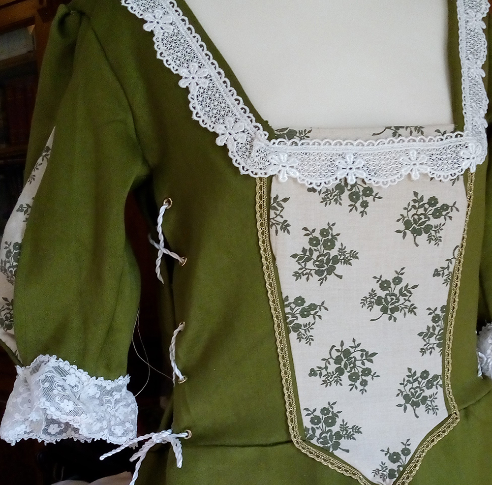 Detail of the Lady Jane’s costume