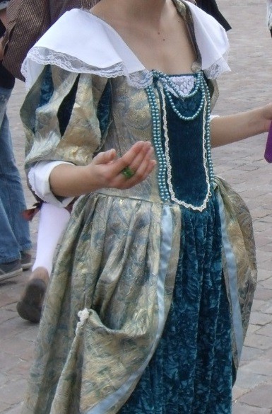 Detail of the Duchess of the Park’s costume