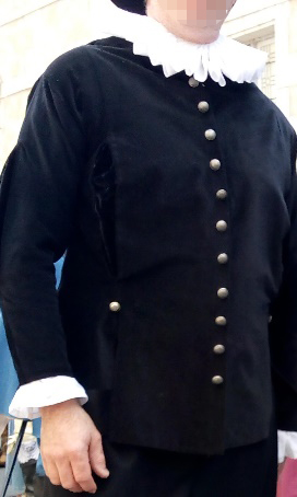 Detail of the Marquess of Rosny’s costume
