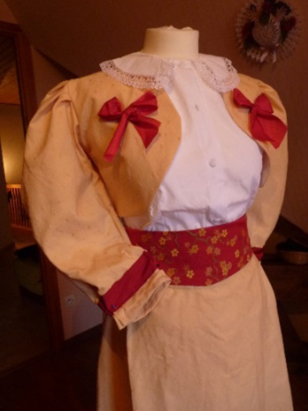 Detail of the Miss Irene’s costume